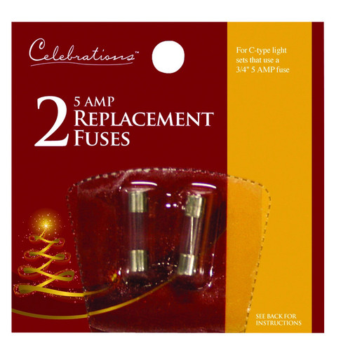 Celebrations - 1015-71 - C-Type Replacement Fuses 2 count