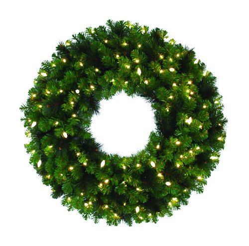 Celebrations - MPWR-36-WAC6WWA - 36 in. Dia. LED Prelit Mixed Pine Christmas Wreath
