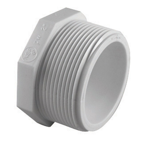 Charlotte Pipe - PVC021130800 - Schedule 40 3/4 in. MPT PVC Plug