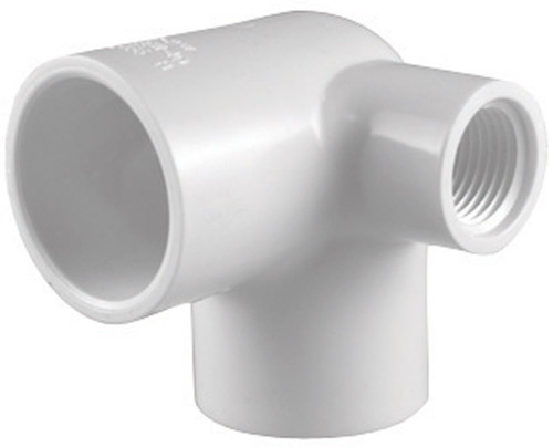 Charlotte Pipe - PVC025200800 - Schedule 40 3/4 in. Slip x 3/4 in. Dia. Slip PVC Side Outlet Elbow