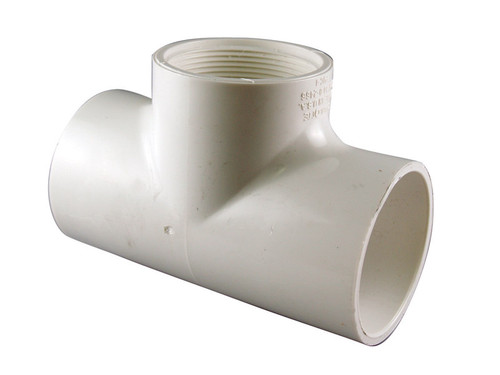 Charlotte Pipe - PVC024012600 - Schedule 40 1/2 in. Slip x 1/2 in. Dia. Slip PVC Reducing Tee