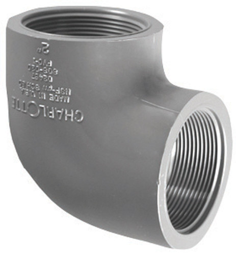 Charlotte Pipe - PVC083021400 - Schedule 80 1 in. FPT x 1 in. Dia. FPT PVC Elbow