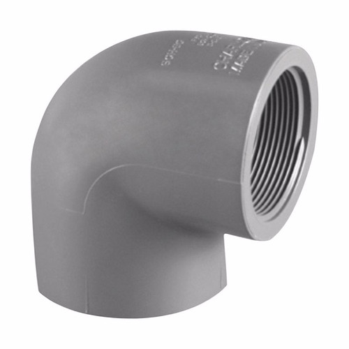 Charlotte Pipe - PVC083010800 - Schedule 80 3/4 in. Socket x 3/4 in. Dia. FPT PVC 90 Degree Elbow