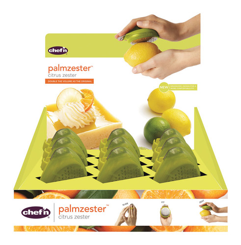 Chef'n - 102-215-004 - Palmzester Green Plastic Citrus Zester