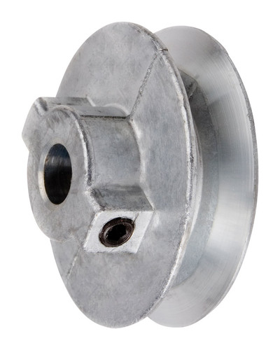 Chicago Die Casting - 250A6 - 2 1/2 in. Dia. Zinc Single V Grooved Pulley
