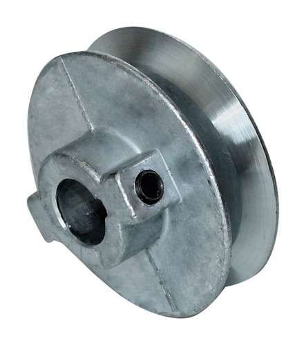 Chicago Die Casting - 500A6 - 5 in. Dia. Zinc Single V Grooved Pulley