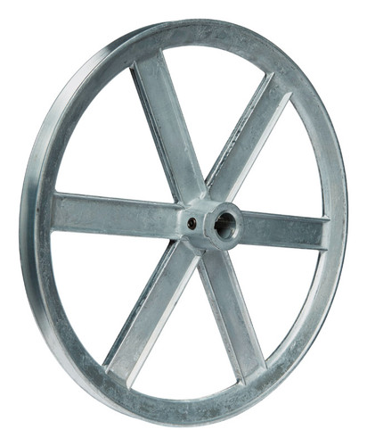 Chicago Die Casting - 1000A7 - 10 in. Dia. Zinc Single V Grooved Pulley