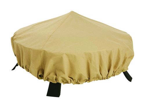 Classic Accessories - 58992 - 44 in. W Sand Polyester Fire Pit Cover