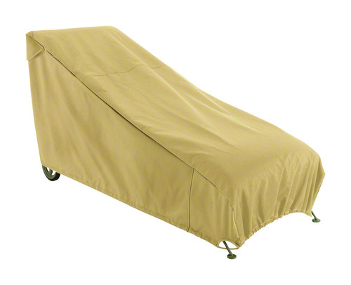 Classic Accessories - 58952 - 29 in. H x 28 in. W x 65 in. L Brown Polyester Chaise Lounge Cover