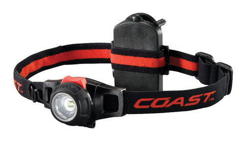 Coast - HL7 - HL7 305 lumens Black LED Head Lamp AAA Battery