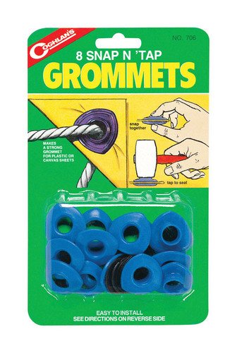 Coghlan's - 706 - 0.7375 in. Dia. x 0.4375 in. Dia. Plastic Grommet - 8/Pack