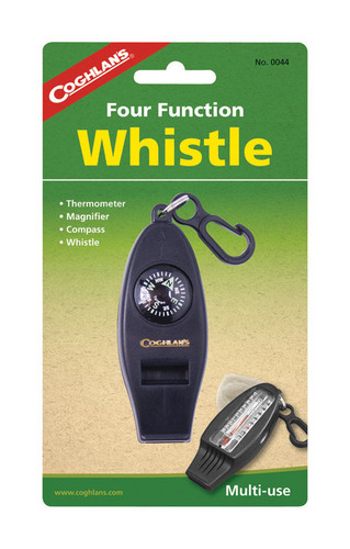 Coghlan's - 44 - Black Whistle 6.875 in. H x 4.00 in. W x 0.75 in. L - 1/Pack