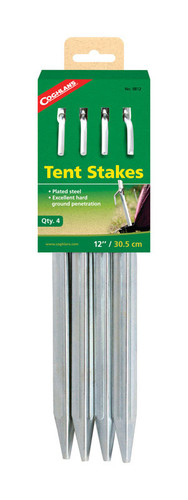 Coghlan's - 9812 - Silver Tent Stakes 12 in. L - 4/Pack