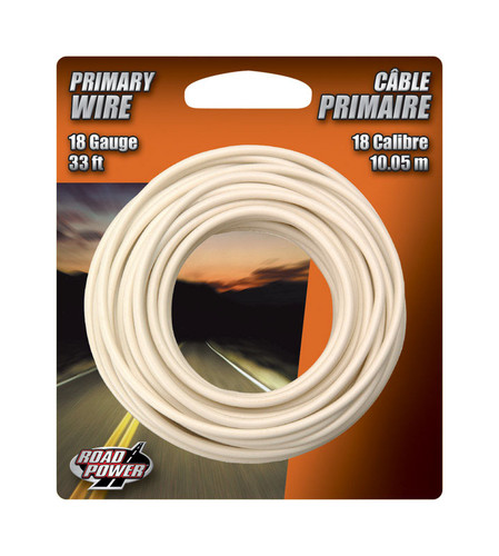 Coleman Cable - 55667233 - 33 ft. 18 Ga. Primary Wire White