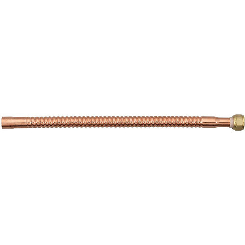 Copper Flex - 7211-15-34FIP-S - Homewerks Worlwide 3/4 in. FIP x 3/4 in. Dia. Sweat 15 in. Copper Water Heater Supply Line