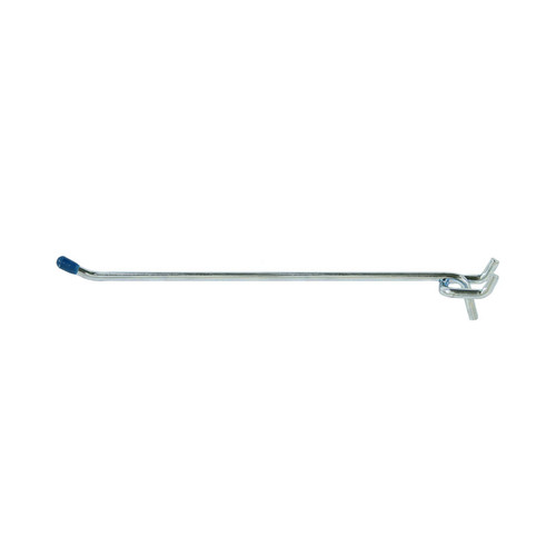 Crawford - 14380 - Silver Steel 8 in. Peg Hooks - 2/Pack