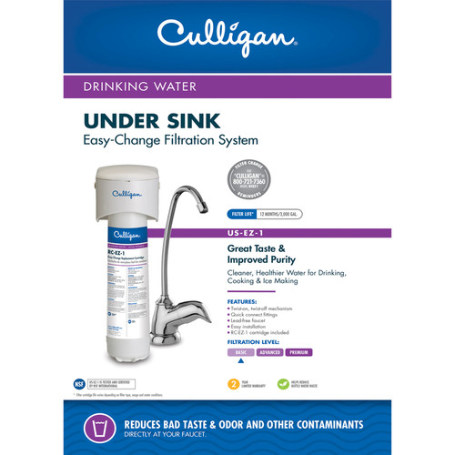 Culligan - US-EZ-1 - Under Sink Water Filtration System