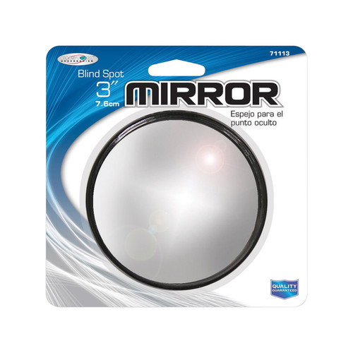 Custom Accessories - 71113 - Silver Blind Spot Mirror - 1/Pack