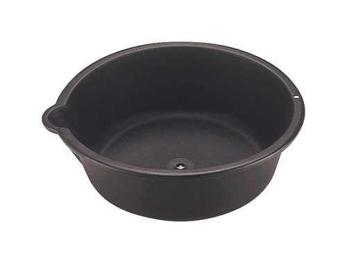 Custom Accessories - 31118 - Shop Craft Plastic 6 qt. Round Oil Drain and Recovery Pan