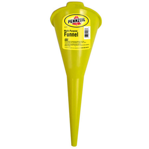 Custom Accessories - 31177 - Pennzoil Yellow 15.3 in. H Polypropylene Funnel