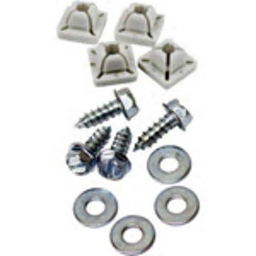 Custom Accessories - 93370 - Metal/Nylon License Plate Fasteners