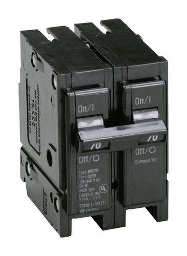 Cutler-Hammer - BR270 - HomeLine 70 amps Plug In 2-Pole Circuit Breaker