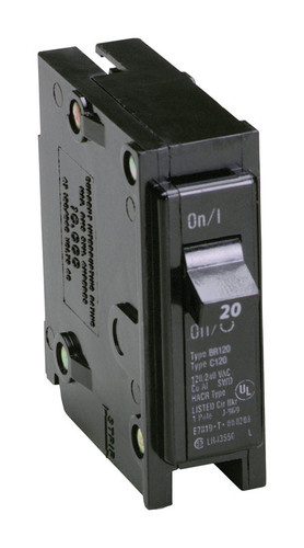 Cutler-Hammer - BR120 - 20 amps Plug In Single Pole Circuit Breaker