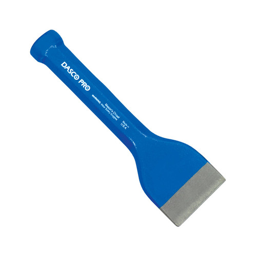 Dasco - 334-0 - 2-1/4 in. W x 7 1/2 in. L Forged High Carbon Steel Masonry Chisel Blue - 1/Pack