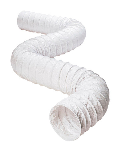 Deflect-O - BH350W - 600 in. L x 3 in. Dia. White Vinyl Vent Hose