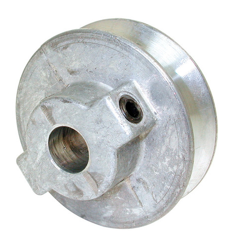 Dial - 6215 - 2-1/4 in. H x 1/2 in. W Zinc Silver Fixed Motor Pulley