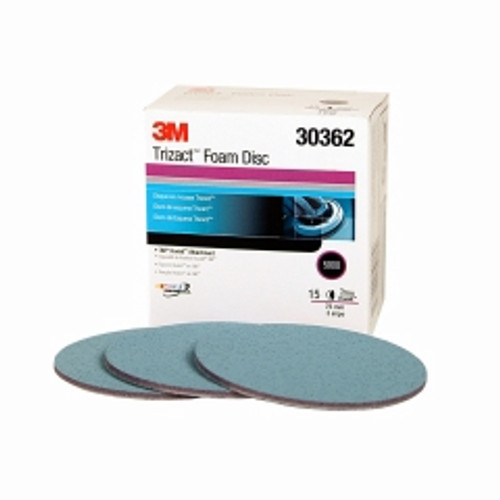 3M - 30362 - Trizact Hookit Foam Disc, 3 inch, 5000 grit