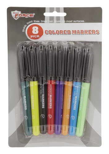 Diamond Visions - 01-0925 - Books and Stationery Colored Markers - 8/Pack