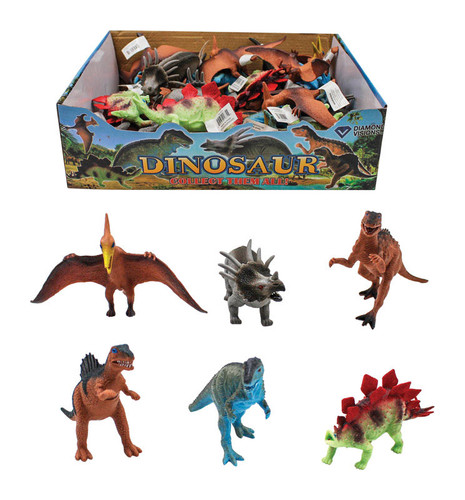 Diamond Visions - TM-1675 - Dinosaur Animal Figures Plastic/Rubber - 1/Pack