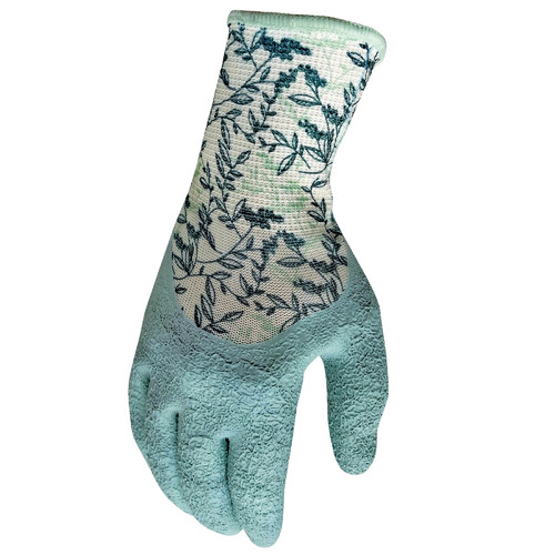 Digz - 75381-26 - Latex Coated Garden Gloves M Latex Coated Stretch FIt Gray/Orange Gardening Gloves