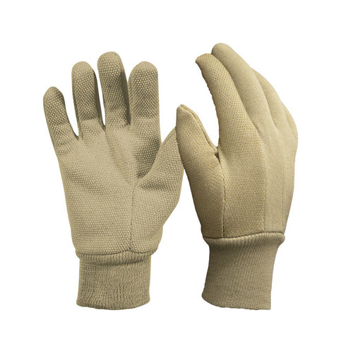 Digz - 77257-26 - Women's Indoor/Outdoor Jersey Cotton Gardening Gloves Khaki M - 1/Pack