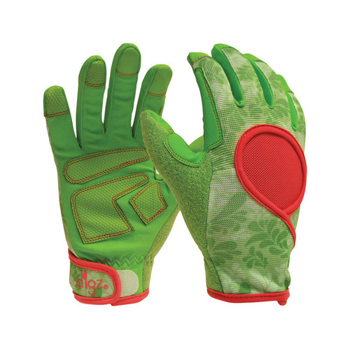 Digz - 7654-23 - Signature Women's Indoor/Outdoor Synthetic Leather Gardening Gloves Green L - 1/Pack