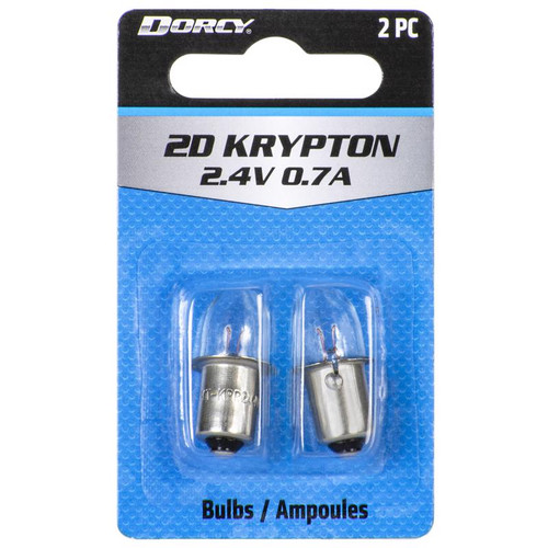 Dorcy - 41-1660 - 2D Krypton Flashlight Bulb 2.4 volt Bayonet Base