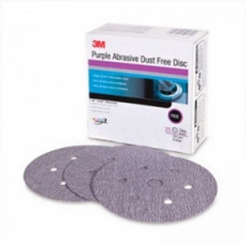 3M - 30787 - Purple Abrasive Disc Dust Free, 6 inch, 36 grit, 25 per Box