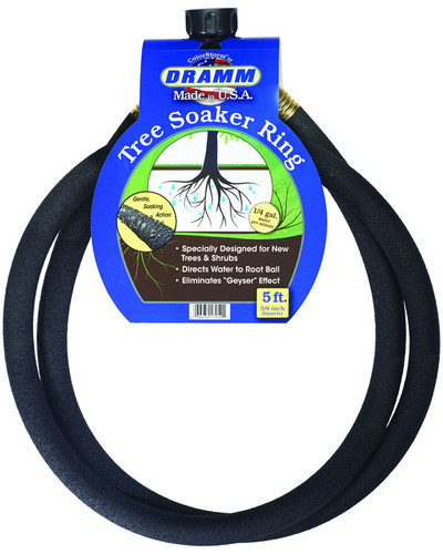 Dramm - 10-17061 - Colorstorm 5/8 in. Dia. x 5 ft. L Soaker Black Rubber Tree Soaker Ring