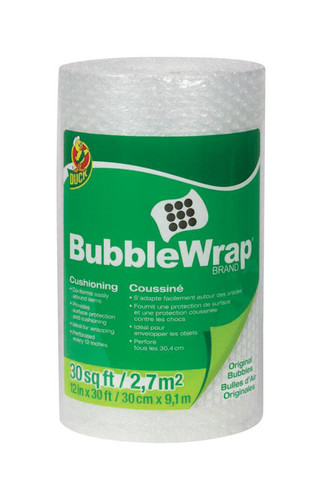 Duck - 286681 - 12 in. W x 30 ft. L Bubble Wrap