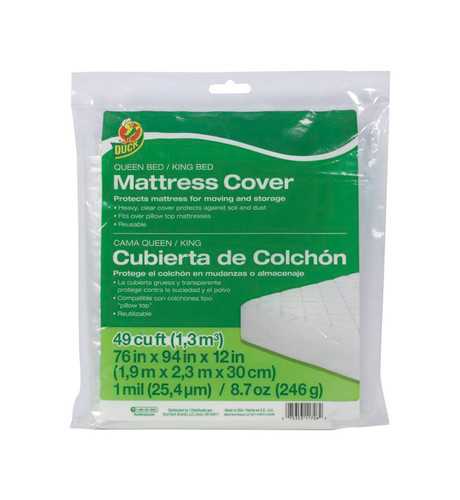 Duck - 1140236 - Queen Plastic Mattress Cover