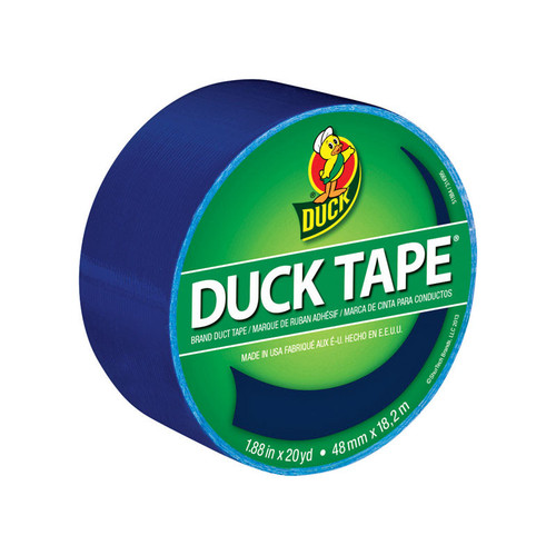 Duck - 1304959 - 1.88 in. W x 20 yd. L Blue Solid Duct Tape