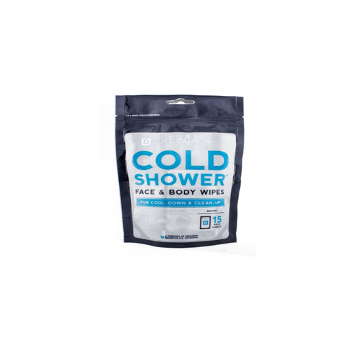 Duke Cannon - TOWELSPOUCH1 - Cold Shower Face And Body Wipes - 1/Pack