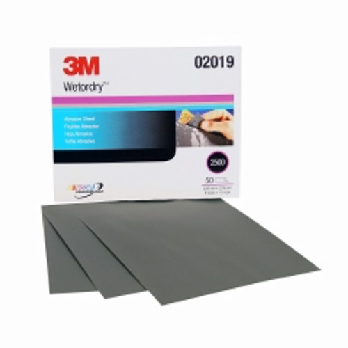3M - 02019 - Imperial Wetordry Sheet, 9 in x 11 in, 2500A, 50 sheets per sleeve