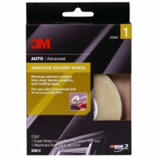 3M - 03612 - Adhesive Eraser Wheel, 4 inch x 5/8 inch