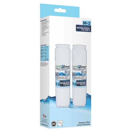 Earth Smart - 102634 - M-2 Refrigerator Replacement Filter For Whirlpool Filter 4