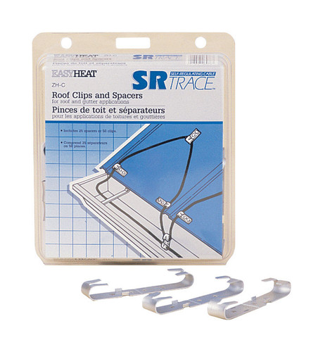 Easy Heat - ZH-C - SR TRACE 0 in. L De-Icing Cable Clips For Roof