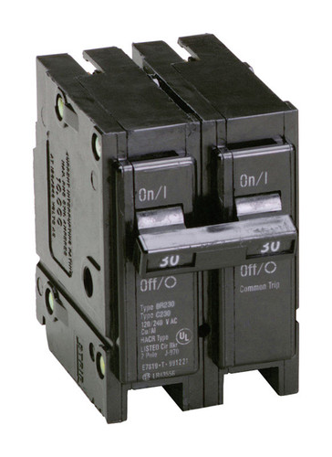 Eaton - BR230 - 30 amps Plug In 2-Pole Circuit Breaker