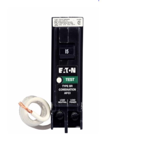 Eaton - BRCAF115CS - 15 amps Combination AFCI Single Pole Arc Fault Breaker