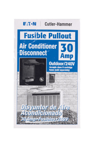 Eaton - DPF221RP - Cutler-Hammer 30 amps Fusible AC Disconnect